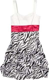  Ruby Rox Kids Girls 7 16 Zebra Pick Up Dress Clothing