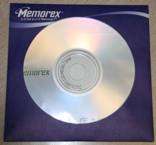60 Memorex CD R 52X Discs in sleeves  