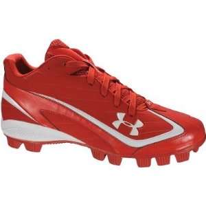   Red Cleats   Size 7.5   Rubber Softball Cleats