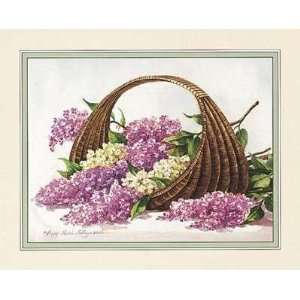 Hydrangeas With Wicker Basket Peggy Thatch Sibley. 20.00 inches by 16 