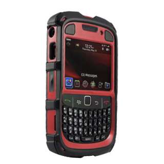Black / Red Ballistic HC Hard Core AGF w/Holster Case for blackberry 