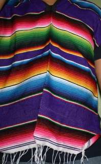Mexican Poncho Sarape Adult Costume Mexican Fiesta  