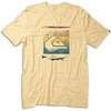 Quiksilver Stamped S/S T Shirt   Mens   Gold / Aqua