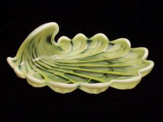 Duncan & Miller Vaseline Opalescent Sanibel Plate  