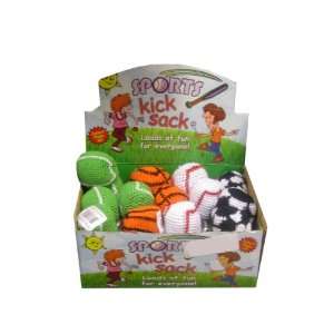   sports themed kick sack display   Case of 24   KK694 24 Toys & Games