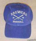 Twins Enterprise Royal Milwaukee Brewers Slugger Hat