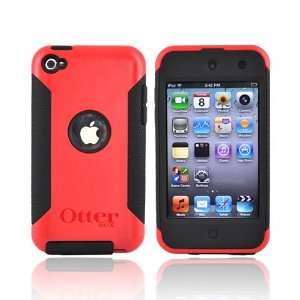  RED BLACK For Otterbox Commuter iPod Touch 4 Hard Case 