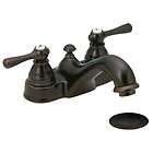 Moen 6101ORB Oil Rubbed Bronze Double Handle Centerset Bathroom Faucet 