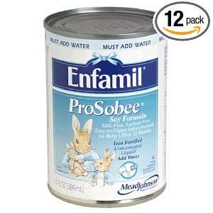 Enfamil ProSobee Soy Infant Formula, Iron Fortified, Concentrated 