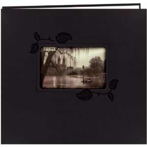 Embossed Leatherette Postbound Album With Window 1  