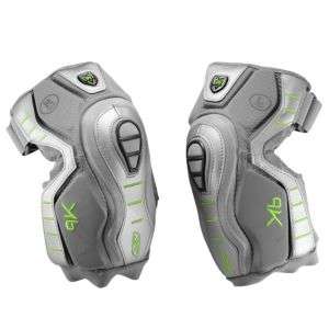 Reebok 9K Arm Pads   Lacrosse   Sport Equipment   Silver/Carbon/Lime