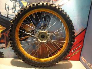 2001 YZ 125 EXCEL FRONT WHEEL & TIRE 01 YZ125  