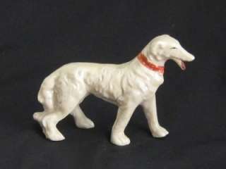 Vintage JAPAN Saluki Borzoi Russian Wolfhound DOG FIGURINE  
