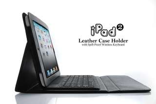 Etui + clavier sans fil Compatible iPad 2 (Noir)  