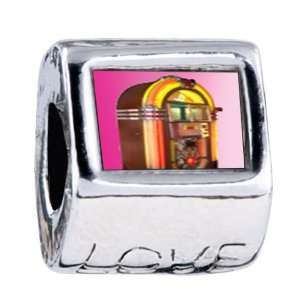 Soufeel Rock N Roll Jukebox Photo European Beads Fits All Pandora 