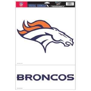    Denver Broncos 11x17 Jumbo Ultra Decal