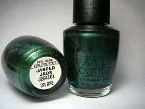 OPI NAIL POLISH LACQUER JASPER JADE VHTF RARE R22 GREEN  