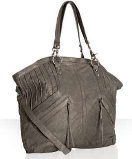 Marc New York gunmetal leather Fortress tote bag   