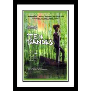  Ten Canoes 20x26 Framed and Double Matted Movie Poster 