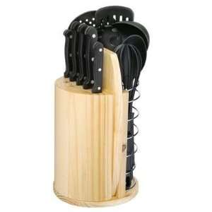    Selected 13 pc Kitchen Knife Block Set By Ragalta Electronics