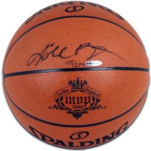  Kobe Bryant Autographed Basketball  Details Engraved MVP 