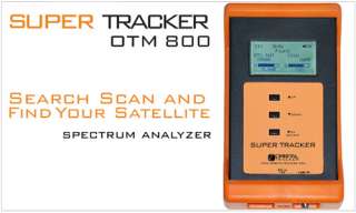 Super Tracker Satellite Signal Meter and Finder Locks on Satellite 