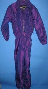 Edelweiss One Piece Purple Ski Suit 8  