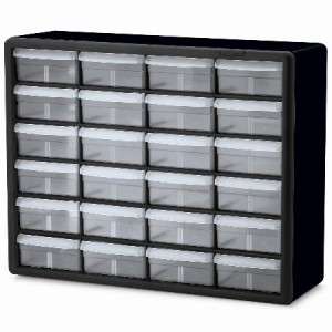 NEW Wall Mount Storage Compartment Drawers Store Parts Organizer 24 