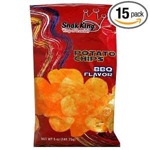 Snak King Bar B Que, 5 Ounce Units (Pack of 15)  Grocery 