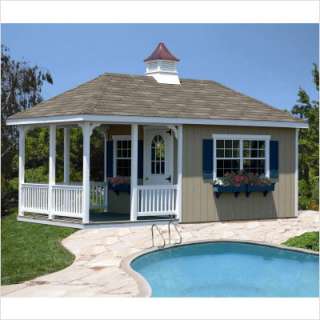 Homeplace Pool House with Porch LP1020F 044365040448  