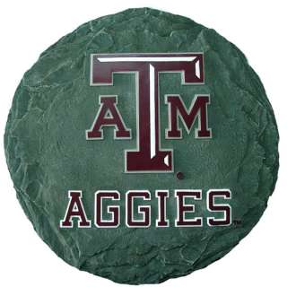   outdoor rock stepping stone which features your favorite team logo