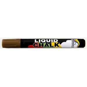  Liquid Chalk Pen Brown   Ideal to Use on Blackboards 