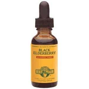  Herb Farm Black Elderberry Alcohol Free 1 oz Health 