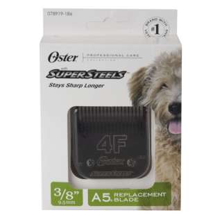 OSTER SUPER STEELS A5 OXIDE Clipper Blade #4F 3/8 cut  