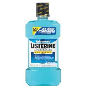 Listerine Antiseptic Mouthwash With Advanced Tartar Protection, Artic 
