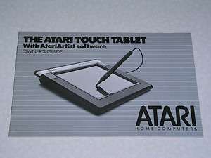 Atari Touch Tablet & AtariArtist Owners Manual   Atari 400/800/XL/XE 