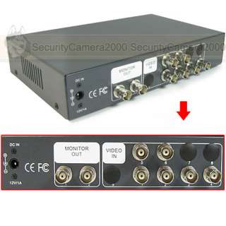 CH CCTV Video Camera Realtime HD Color Quad Processor  