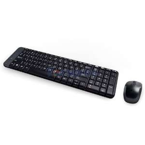   ] Logitech Wireless USB Keyboard and Mouse Combo(Black) Electronics