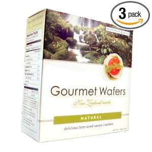 Rutherford and Meyer Gourmet Wafers, Natural, 4.2 Ounce Boxes (Pack of 