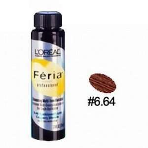    LOreal Feria Color # 6.64 2.4 oz. All Out Copper Red Beauty