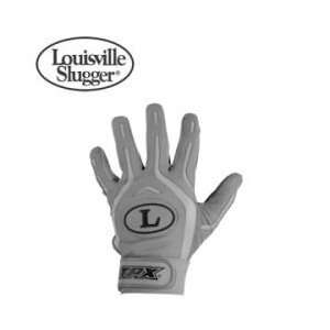 Louisville Slugger Pro Design Batting Gloves   Youth   Grey/Grey   YM