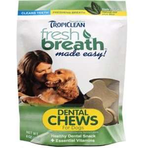  Tropiclean Dental Chews Dog Treats 6 oz.