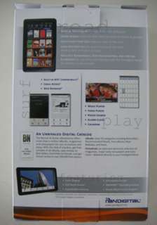 New. Pandigital Novel 9 Color Multimedia eReader Android Tablet