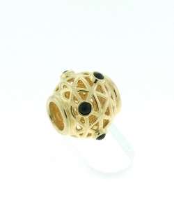Authentic Pandora Solid 14K Gold Constellation Onyx Charm #750508ON 