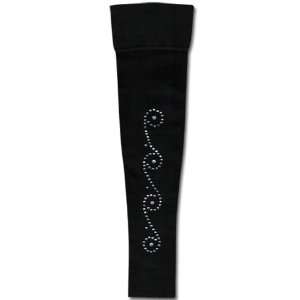   30 40 mmHg Crystal Swirl Compression Arm Sleeve with Diva Diamond Band