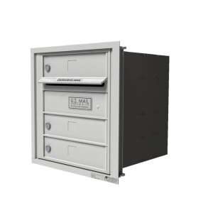 versatile™ 4C Horizontal Cluster Mailboxes in White   Rear Loading  