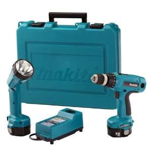 Makita 6237DWDLE 14.4V 3/8 Inch MFORCE Cordless Drill & Flashlight Kit 
