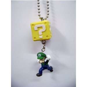  Mario Bro Double Charm Keychain   Luigi & Mystery Box 