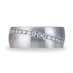   Mens Diamond Eternity Wedding Anniversary Band Ring (0.76 cttw, G