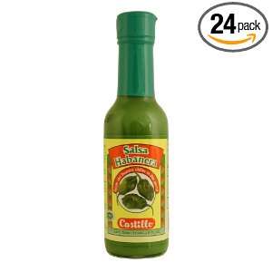 Castillo Habanero Hot Sauce, Green, 5 Ounce Bottles (Pack of 24 